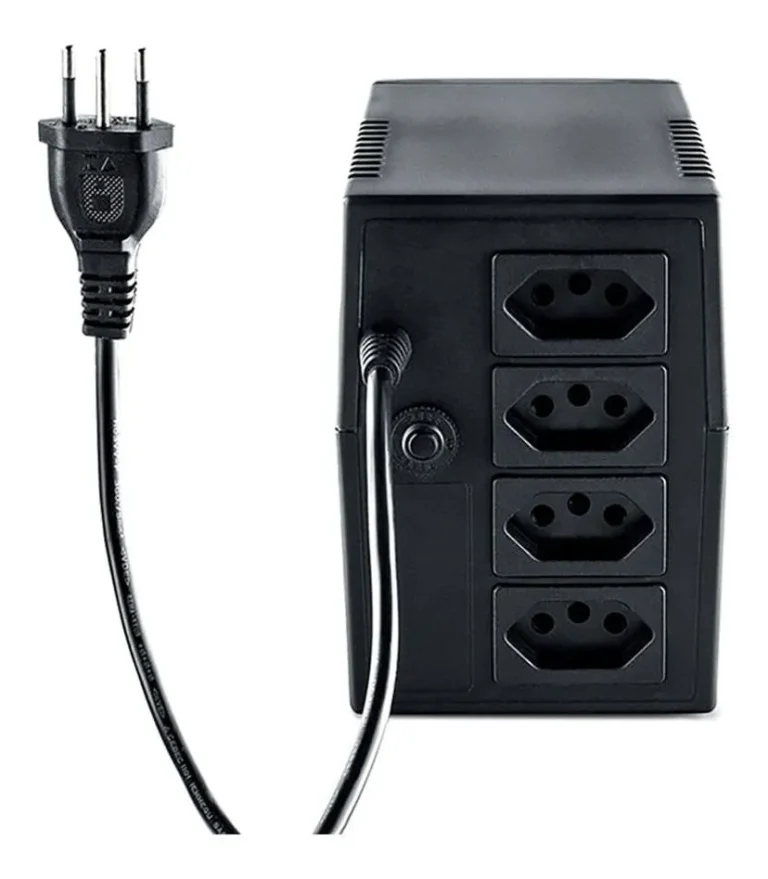 Nobreak Interativo Monovolt Intelbras Xnb 600va 120v Cor Preto