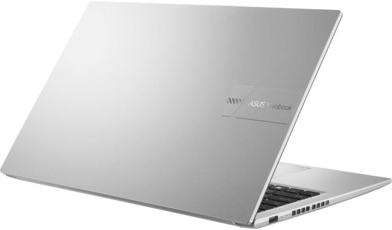 Notebook ASUS Vivobook 15 M1502YA AMD Ryzen 7 5825U 8GB Ram 512GB SSD Linux KeepOS 15,6 FHD Cool Silver - vista de lado