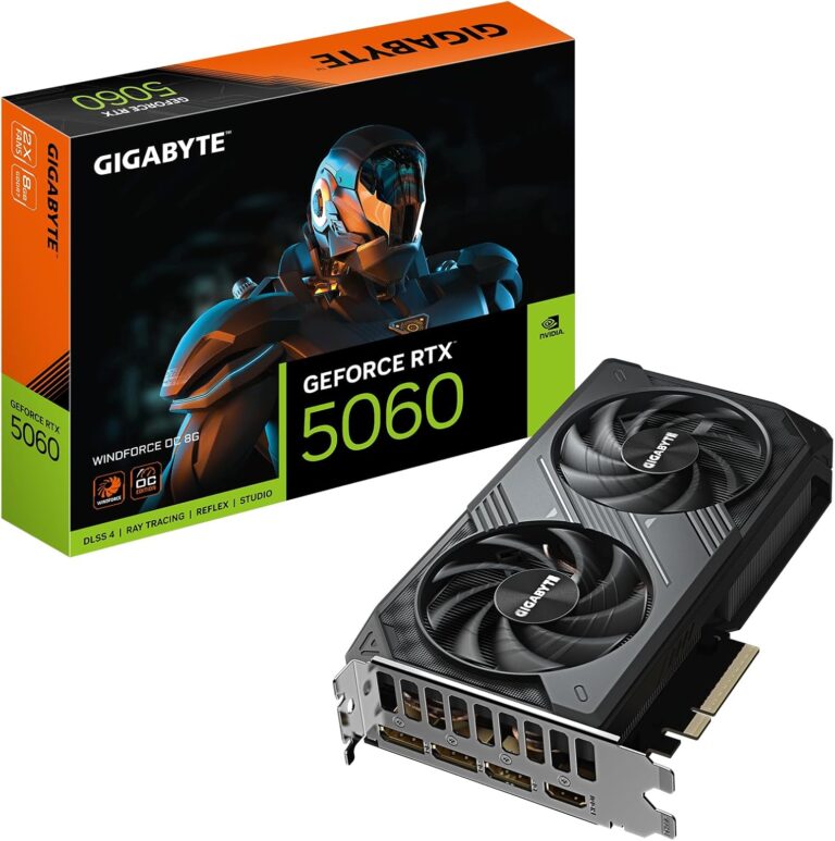 Placa de Vídeo Gigabyte Nvidia GeForce RTX 5060 Windforce OC
