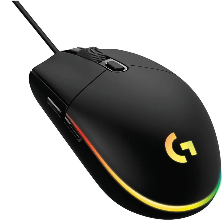 Mouse Logitech G203 6 Botões Rgb Lightsync 8000 Dpi Preto
