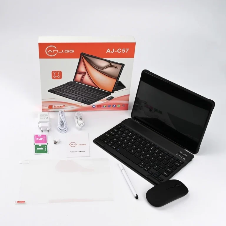 Tablet 10.1” com Teclado+Mouse 6GB RAM 128GB Android 13 Câmera 50MP